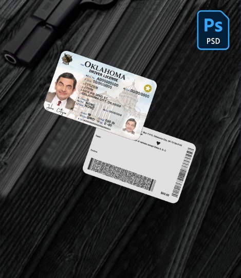 USA Oklahoma driving license  (2020 – present) PSD